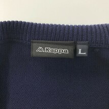 【1円】KAPPA GOLF カッパゴルフ ニット切替 中綿ジャケット ネイビー系 L [240101123048] メンズ_画像3