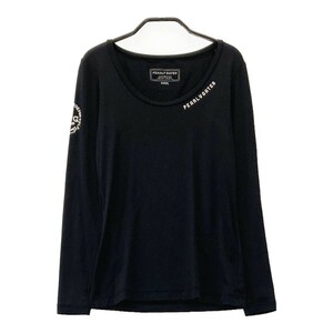 【1円】PEARLY GATES パーリーゲイツ 長袖 インナーTシャツ ネイビー系 0 [240101132284] レディース