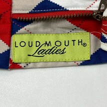 LOUD MOUTH ラウドマウス ショートパンツ アーガイル柄 レッド系 US 0 [240101030391] ゴルフウェア レディース_画像3