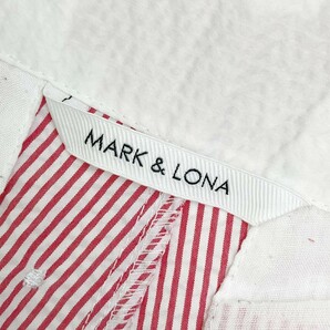 MARK&LONA マークアンドロナ シアサッカーハーフパンツ ストライプ柄 レッド系 L [240001971897] ゴルフウェア メンズの画像5