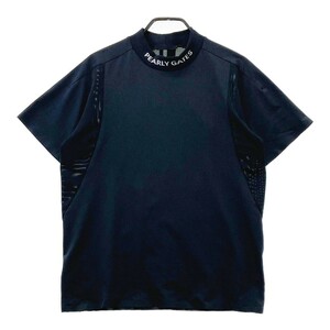 PEARLY GATES パーリーゲイツ ハイネック 半袖Tシャツ ブラック系 5 [240101139720] ゴルフウェア メンズ