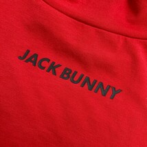 JACK BUNNY ジャックバニー 半袖ハイネックTシャツ レッド系 0 [240101140088] ゴルフウェア レディース_画像3