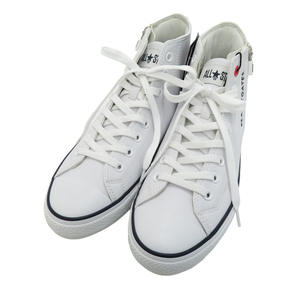 【美品】PEARLY GATES パーリーゲイツ ×CONVERSE 33500250 スパイクレス ゴルフシューズ ホワイト系 26.5 [240101148257] ゴルフウェアの画像1