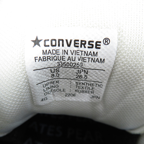 【美品】PEARLY GATES パーリーゲイツ ×CONVERSE 33500250 スパイクレス ゴルフシューズ ホワイト系 26.5 [240101148257] ゴルフウェアの画像7