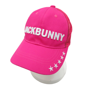 JACK BUNNY ジャックバニー メッシュキャップ ピンク系 FR [240101035025] ゴルフウェア