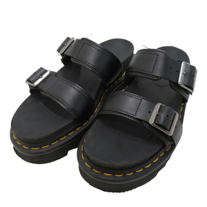 DR.MARTENS ドクターマーチン 23523001 MYLES マイルス レザー スライド サンダル 厚底 ブラック系 UK4/EU37 [240101016456] レディース