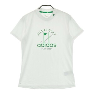 ADIDAS GOLF アディダスゴルフ 2023年モデル 半袖Tシャツ ホワイト系 L [240101019473] ゴルフウェア レディース