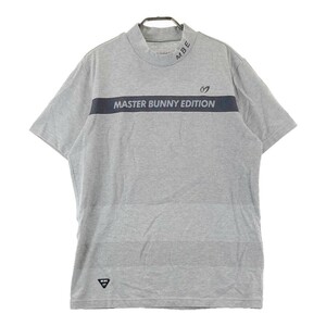 MASTER BUNNY EDITION マスターバニーエディション ハイネック 半袖 Tシャツ グレー系 6 [240101014133] ゴルフウェア メンズ