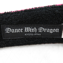 【1円】DANCE WITH DRAGON ダンスウィズドラゴン サンバイザー ハート 総柄 ピンク系 99 F [240101062236]_画像5