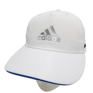 【1円】【新品】ADIDAS GOLF アディダスゴルフ キャップ ホワイト系 FR [240101063869]