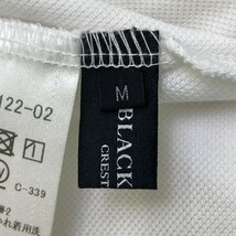 BLACK LABEL CRESTBRIDGE ブラックレーベル クレストブリッジ 半袖ポロシャツ 襟チェック柄 ホワイト系 M [240101046660] メンズ_画像3