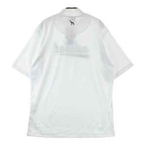 【新品】ADABAT アダバット ハイネック 半袖Tシャツ ホワイト系 LL [240101020283] ゴルフウェア メンズの画像2