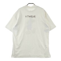 V12 ヴィトゥエルブ ×Disney モックネック 半袖Tシャツ ミッキーマウス ホワイト系 XL [240101020894] ゴルフウェア メンズ_画像2