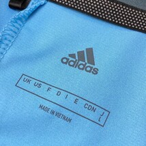 ADIDAS GOLF アディダスゴルフ ハイネック 半袖Tシャツ ブルー系 L [240101020942] ゴルフウェア メンズ_画像3