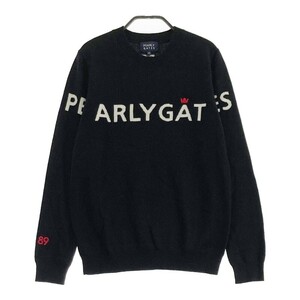 PEARLY GATES パーリーゲイツ 2021年モデル カシミヤ ニットセーター ネイビー系 0 [240001765761] ゴルフウェア レディース