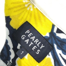 PEARLY GATES パーリーゲイツ 2020年モデル 半袖 ポロシャツ 花柄 総柄 ネイビー系 1 [240001604109]_画像6