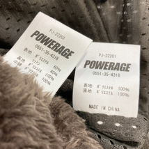 【1円】POWERAGE パワーエイジ PJ-22201 ウインタージャケット FURライダース ボア カーキ系 XL [240101142685] メンズ_画像9