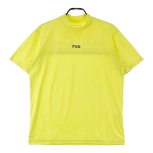 PGG PEARLY GATES パーリーゲイツ 2021年モデル ハイネック 半袖Tシャツ イエロー系 6 [240001993082] ゴルフウェア メンズ