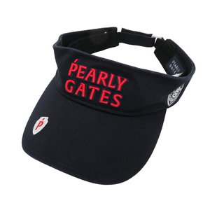 PEARLY GATES パーリーゲイツ 053-2187313 2022年モデル サンバイザー ネイビー系 FR [240101140158] ゴルフウェア