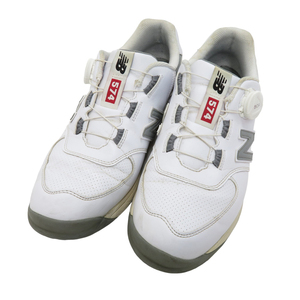 NEW BALANCE ニューバランス UGBS574C スパイクレス ゴルフシューズ BOA ホワイト系 26.5 [240101153394] ゴルフウェア メンズ