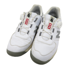 NEW BALANCE ニューバランス UGBS574C スパイクレス ゴルフシューズ BOA ホワイト系 26.5 [240101153394] ゴルフウェア メンズの画像1