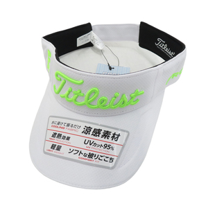 [ new goods ]TITLEIST Titleist sun visor white group free (57-59cm) [240101035367] Golf wear 