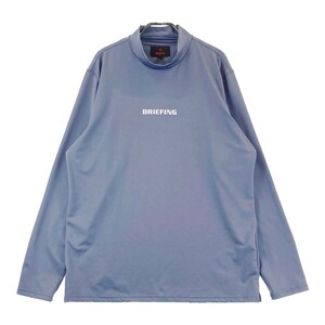 BRIEFING GOLF ブリーフィング 2023年モデル ハイネック 長袖Tシャツ ネイビー系 XL [240101153030] ゴルフウェア メンズ