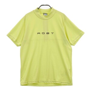 ADABAT アダバット モックネック 半袖Tシャツ イエロー系 48 [240101152006] ゴルフウェア メンズ