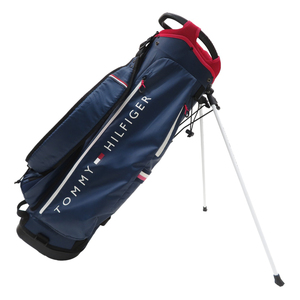 【1円】TOMMY HILFIGER GOLF トミー ヒルフィガーゴルフ スタンドキャディバッグ ネイビー系 8.5型 [240101137608]