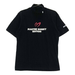 MASTER BUNNY EDITION マスターバニーエディション 10周年モデル ハイネック 半袖Tシャツ ブラック系 5 [240101114973] ゴルフウェア