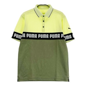 PUMA GOLF プーマゴルフ 半袖ポロシャツ カーキ系 M [240101151454] ゴルフウェア メンズ