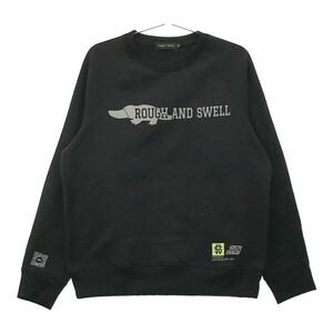 【1円】ROUGH&SWELL ラフアンドスウェル 裏起毛 長袖スウェット ブラック系 M [240101120444] メンズ