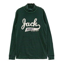 【1円】JACK BUNNY ジャックバニー ハイネック長袖Tシャツ ボーダー柄 4 [240101124093] メンズ_画像1