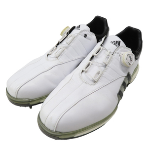 【1円】ADIDAS GOLF アディダスゴルフ F33619 ゴルフシューズ TOUR360 EQT BOA ホワイト系 26.5 [240101129026] メンズ