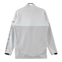 【1円】LECOQ GOLF ルコックゴルフ 2022年モデル ハーフジップ 長袖Tシャツ グレー系 L [240101142664] メンズ_画像2