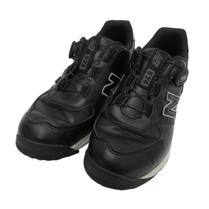 【1円】NEW BALANCE ニューバランス 574 v3 SL BOA 2023年モデル スパイクレス ゴルフシューズ ブラック系 26 [240101149135]