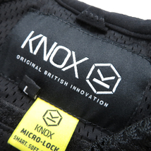 KNOX ノックス メッシュジャケット アーバンプロ ブラック系 L [240101139525] バイクウェア メンズ_画像9
