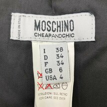 MOSCHINO CHEAP AND CHIC モスキーノチープアンドシック スカート ブラック系 38 [240001414704] レディース_画像4