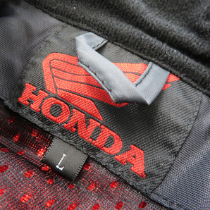 HONDA ホンダ HRC メッシュジャケット SHOEIワッペン レッド系 L [240001866224] バイクウェア メンズの画像6