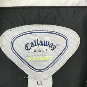 【1円】CALLAWAY キャロウェイ 2WAY ハーフジップ ブルゾン ブラック系 LL [240101103358] メンズの画像6