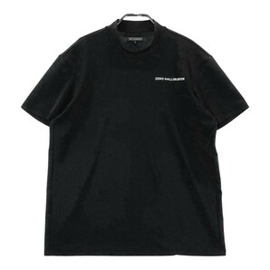 ZERO HALLIBURTON ゼロハリバートン ハイネック 半袖Tシャツ ブラック系 L [240101155078] ゴルフウェア メンズの画像1