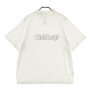 CLUBHAUS クラブハウス 半袖モックネックTシャツ ホワイト系 3 [240101098620] ゴルフウェア メンズ