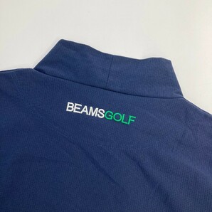 BEAMS GOLF ビームスゴルフ ハイネック 半袖Tシャツ ワッペン ネイビー系 M [240101020720] ゴルフウェア メンズの画像5