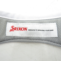 【新品】SRIXON スリクソン サンバイザー ホワイト系 56-60cm [240101157572] ゴルフウェア_画像5