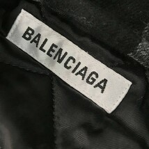 【1円】BALENCIAGA バレンシアガ 583874 中綿 シャツ ジャケット チェック グレー系 36 [240101101297] レディース_画像5