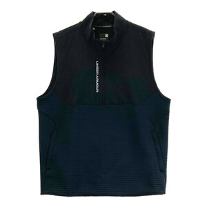 UNDER ARMOUR アンダーアーマー ハーフジップ ベスト ブラック系 XL [240101156578] ゴルフウェア メンズ