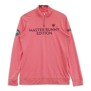 MASTER BUNNY EDITION マスターバニーエディション ハーフジップ 長袖インナーTシャツ ピンク系 0 [240101156365] ゴルフウェア