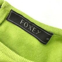 FOXEY フォクシー フレンチシック ノースリーブ ワンピース グリーン系 40 [240101062316] レディース_画像5