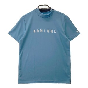 ADMIRAL アドミラル ハイネック 半袖Tシャツ ブルー系 L [240101128638] ゴルフウェア メンズ