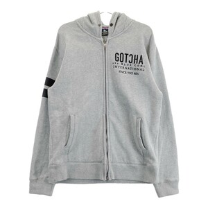 GOTCHA ガッチャ 裏起毛スウェットジップパーカー グレー系 XL [240101157517] ゴルフウェア メンズ